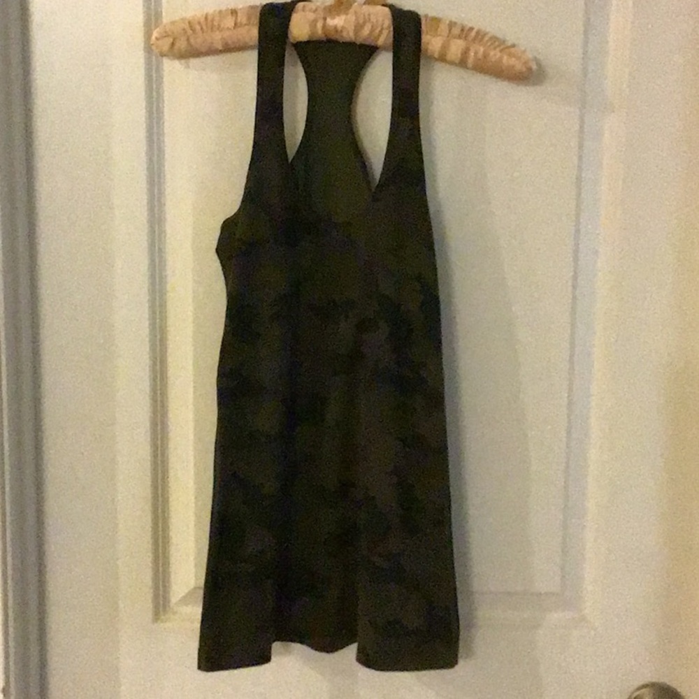 LuluLemon Camo Razorback Top